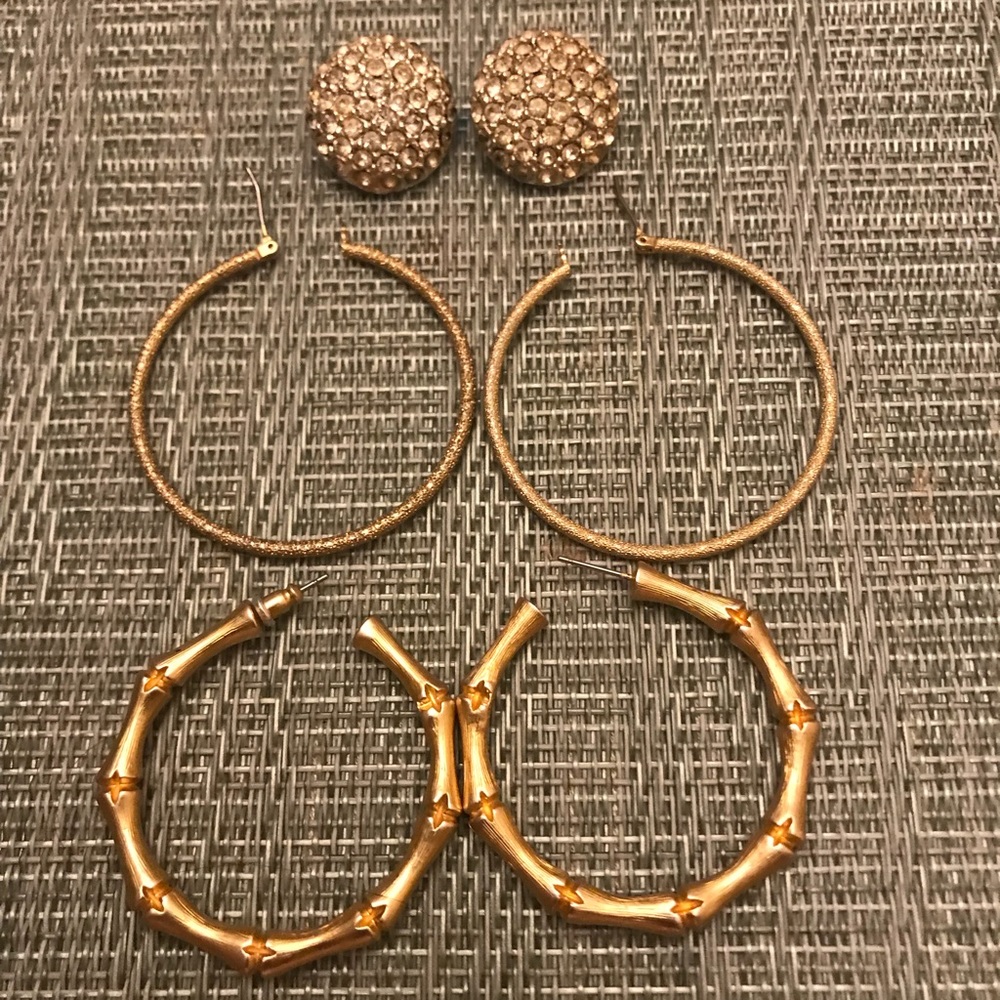 3 Pair Of Fun Earrings For The Price of 1